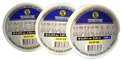 Леска рыболовная «Кристалл»